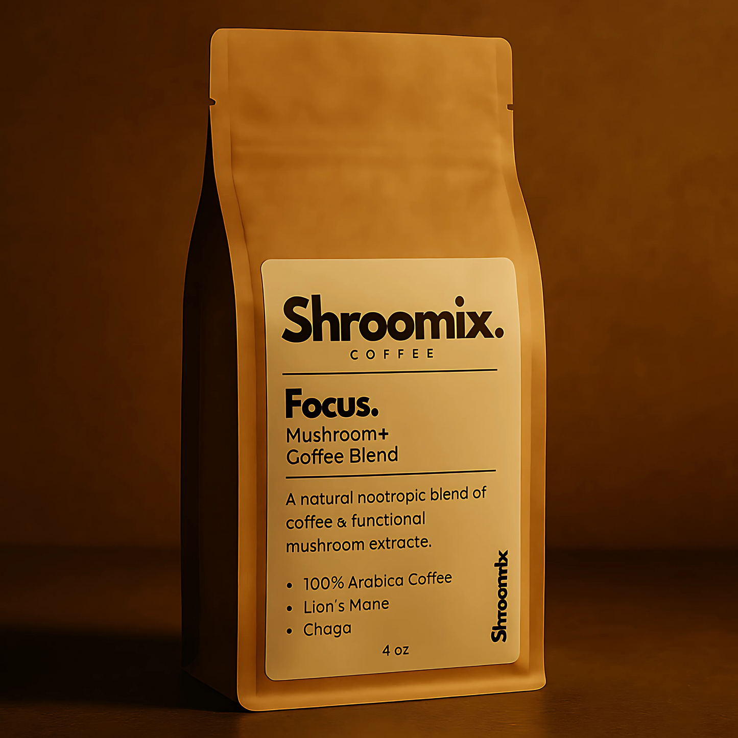 Shroomix Lion's Mane + Chaga Fusion Coffee